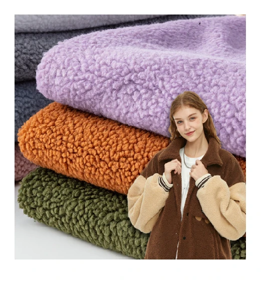 Fuzzy Extra meleg jacquard Sherpa szövet
