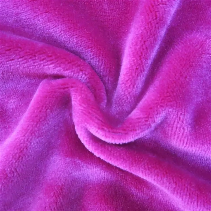 Knitting Double-sided Flannel Fabric in stock