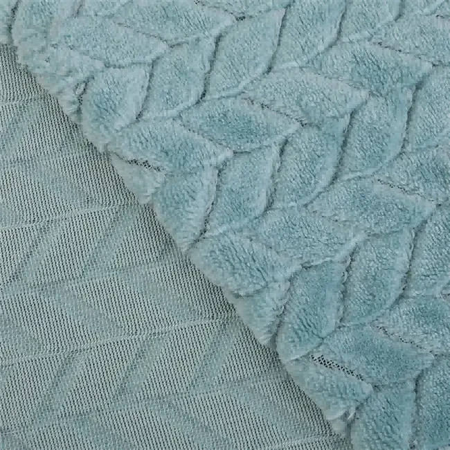 Leveles jacquard flanel szövet