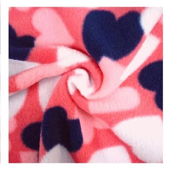 Love Print Dupla felületű Polar gyapjú szövet