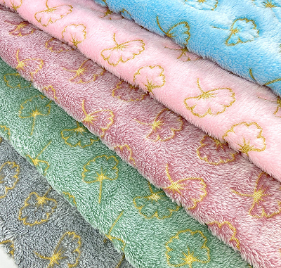 Bronzozott flanel szövet