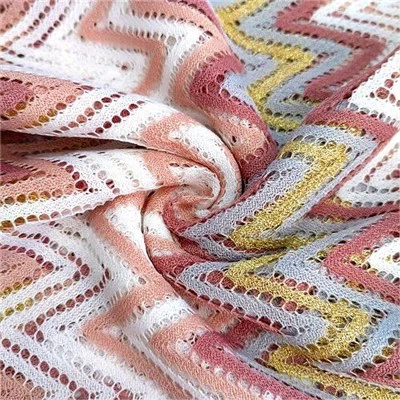 Színes krepp szövet