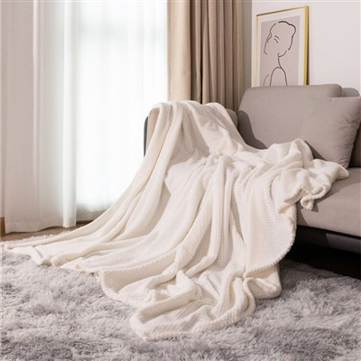 Jacquard korall gyapjú takaró