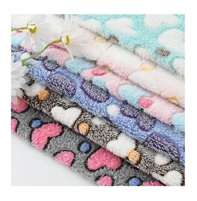 Jacquard nyomott flanel szövet