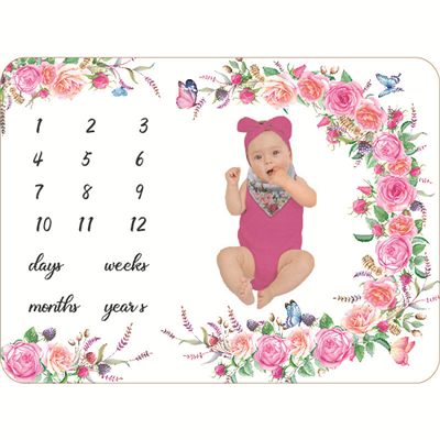 Mérföldkő flanel babatakaró