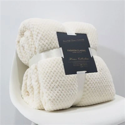 Ananász csekk Jacquard Sherpa takaró