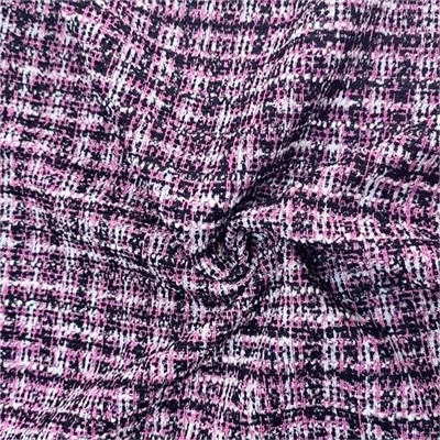 Kockás kötés Jacquard szövet