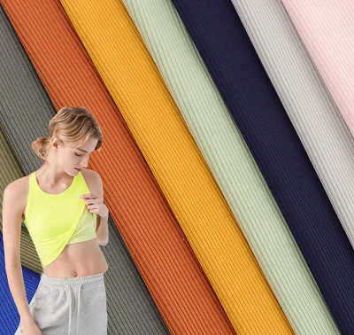 Strench Knit Rib Fabric