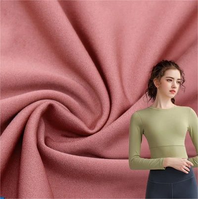Yoga Sport poliészter spandex szövet sportruházathoz