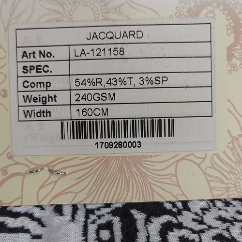 Stretch Knit Jacquard Fabric