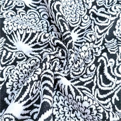 Stretch kötött jacquard szövet