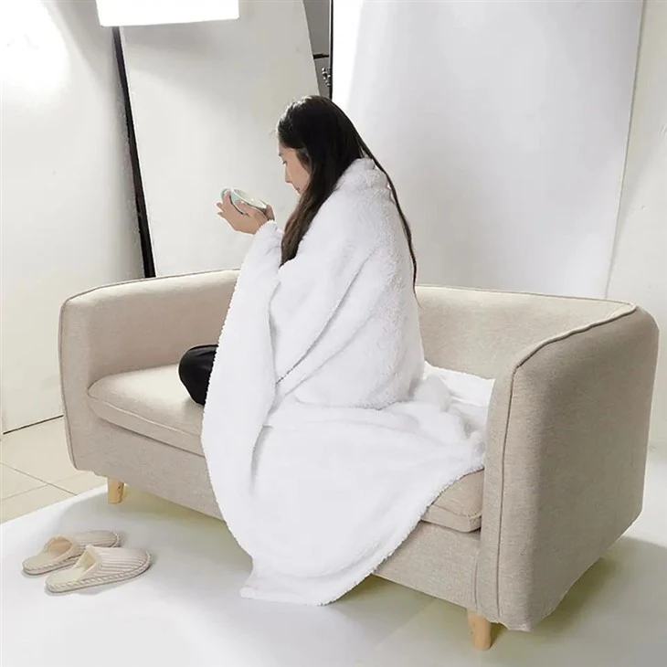 warm sherpa blanket