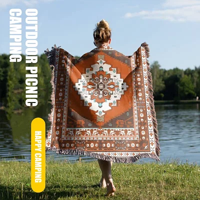 Picnic Blanket With Tassel