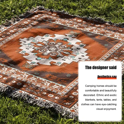 Picnic Blanket With Tassel